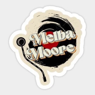 Melba Moore  // Vinyl Vintage Style Sticker